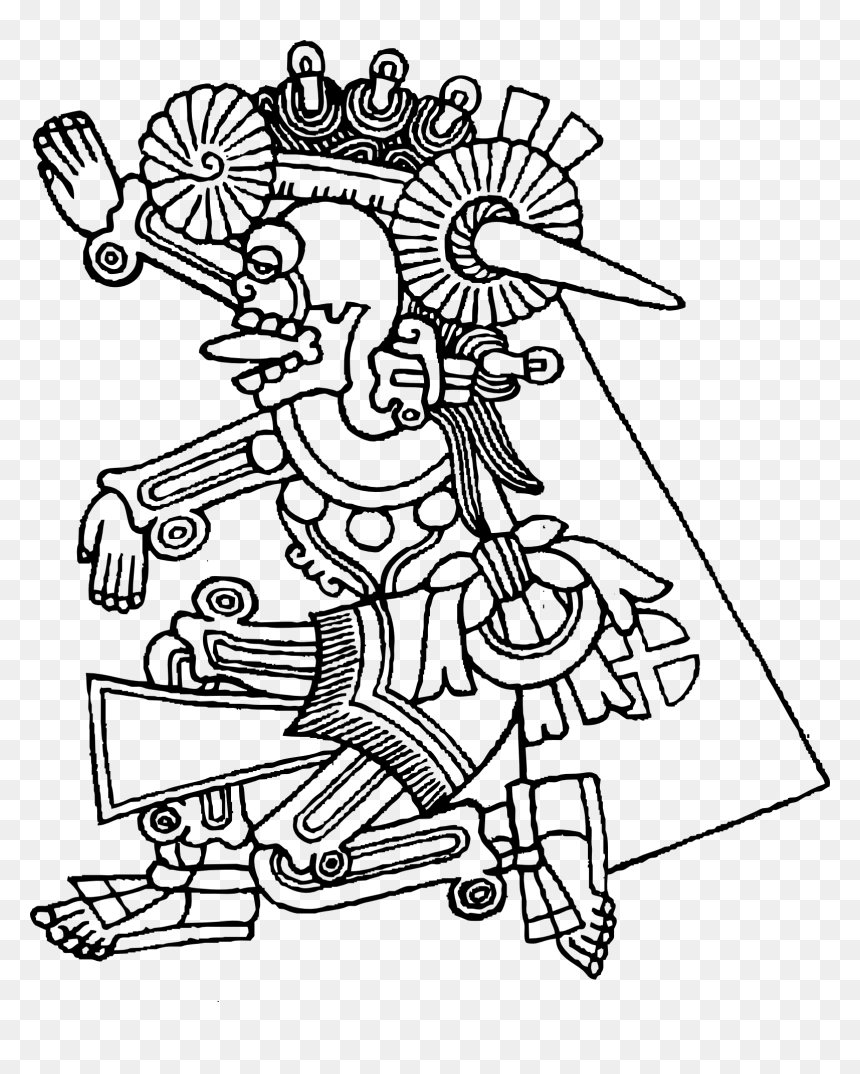 Collection Of Free Swamp Drawing Aztec Download On - Aztec Gods, HD Png Download - mayan calendar png