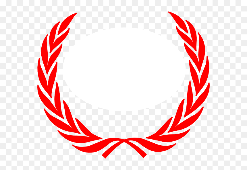 Red Laurel Wreath Png, Transparent Png - wreaths png
