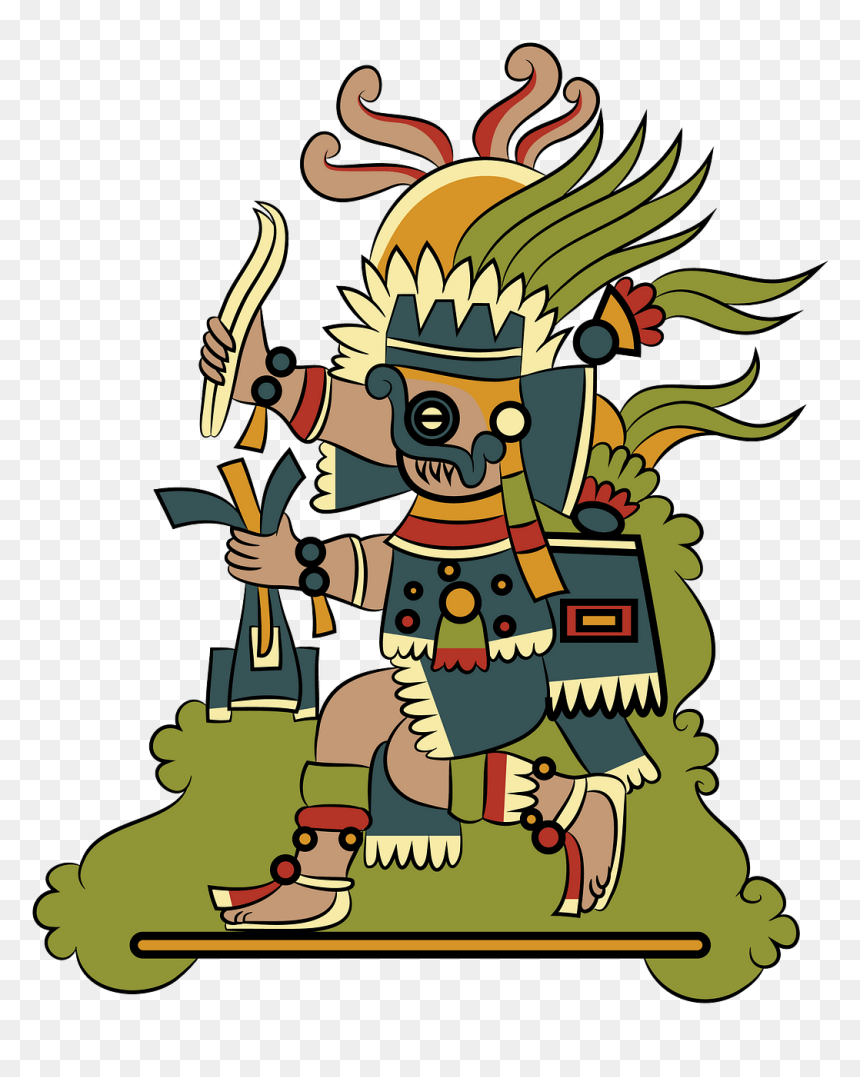 Tlaloc Vector, HD Png Download - rain clipart png