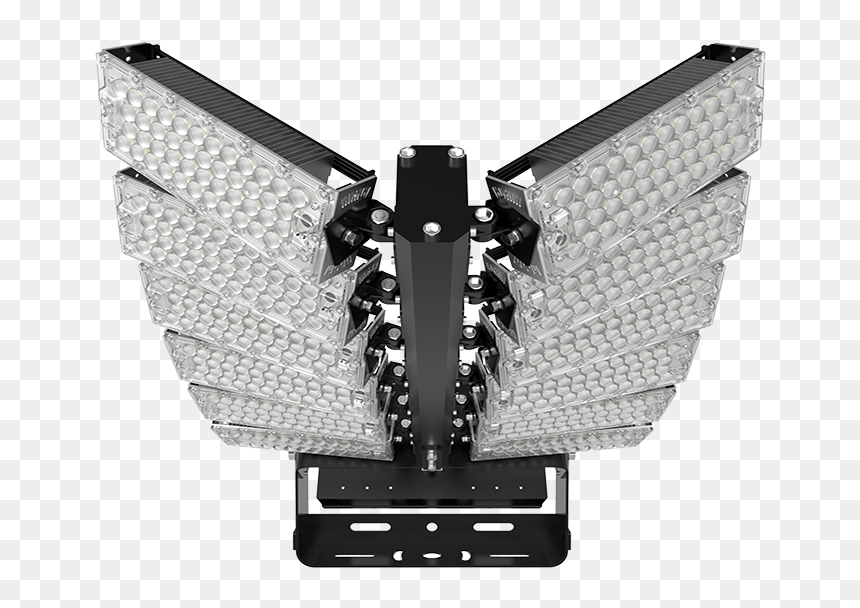 Transparent Stadium Light Png - White Led Illuminators Mast, Png Download - stadium light png