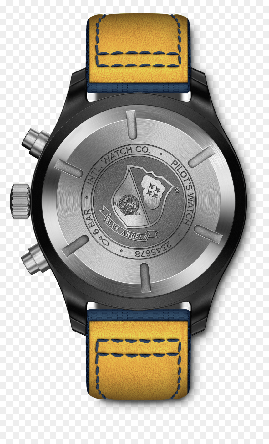 Iwc - Iw3890-08 - Iwc Pilots Watch Chronograph Blue Angels, HD Png Download - blue angels png
