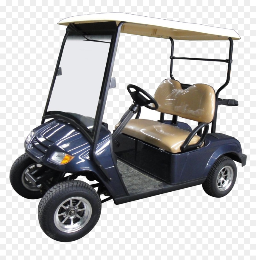 Cart Golf Buggies Electric Vehicle - Golf Cart, HD Png Download - electric car png