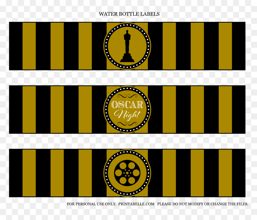 Oscar Award Png - Oscar Party Printables, Transparent Png - oscar statuette png