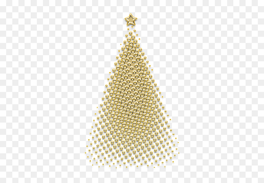 Christmas Tree, New Year, Christmas, New Year"s Eve, HD Png Download - gold christmas tree png