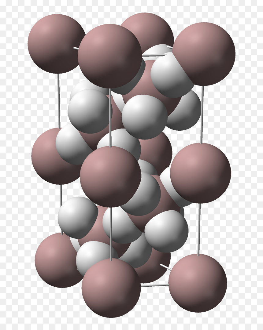 Unit Cell Spacefill Model Of Aluminium Hydride - Aluminum Hydride, HD Png Download - aluminum png
