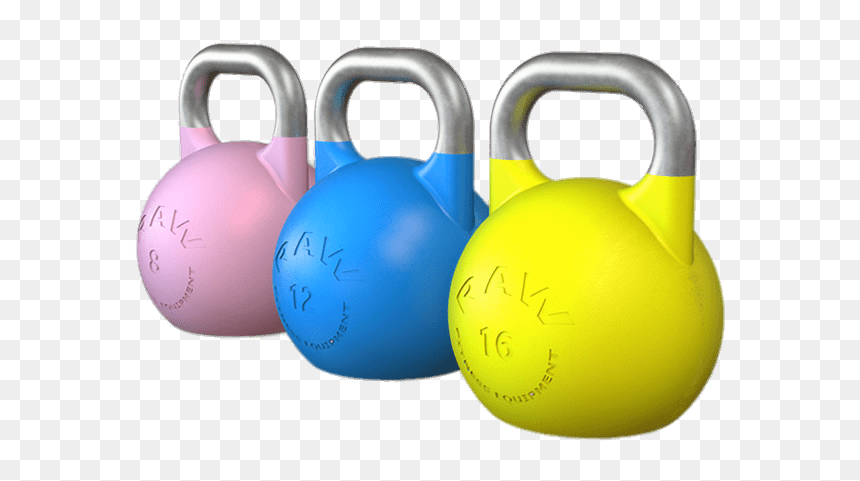 Coloured Kettlebell Set - Pesas Rusas Png, Transparent Png - pesas png