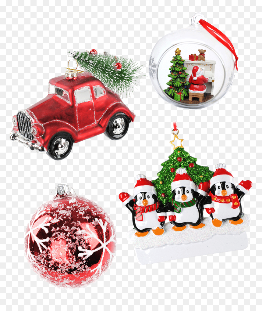 Christmas Tree, HD Png Download - vintage christmas ornaments png