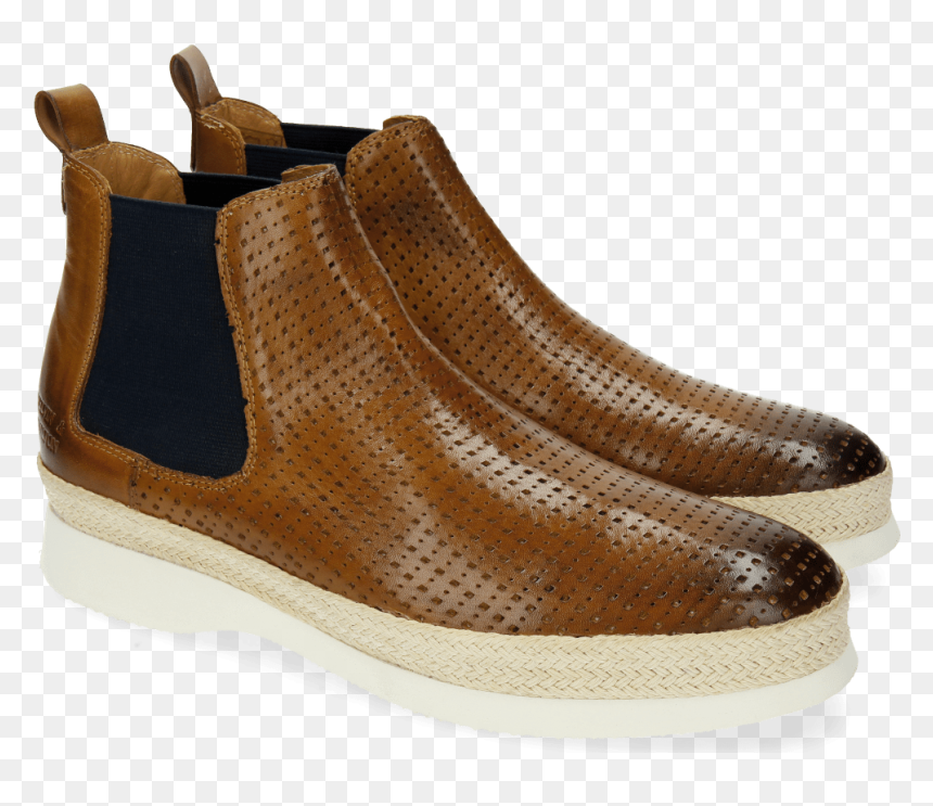 Ankle Boots Elia 3 Perfo Square Cashmere - Slip-on Shoe, HD Png Download - orange square png