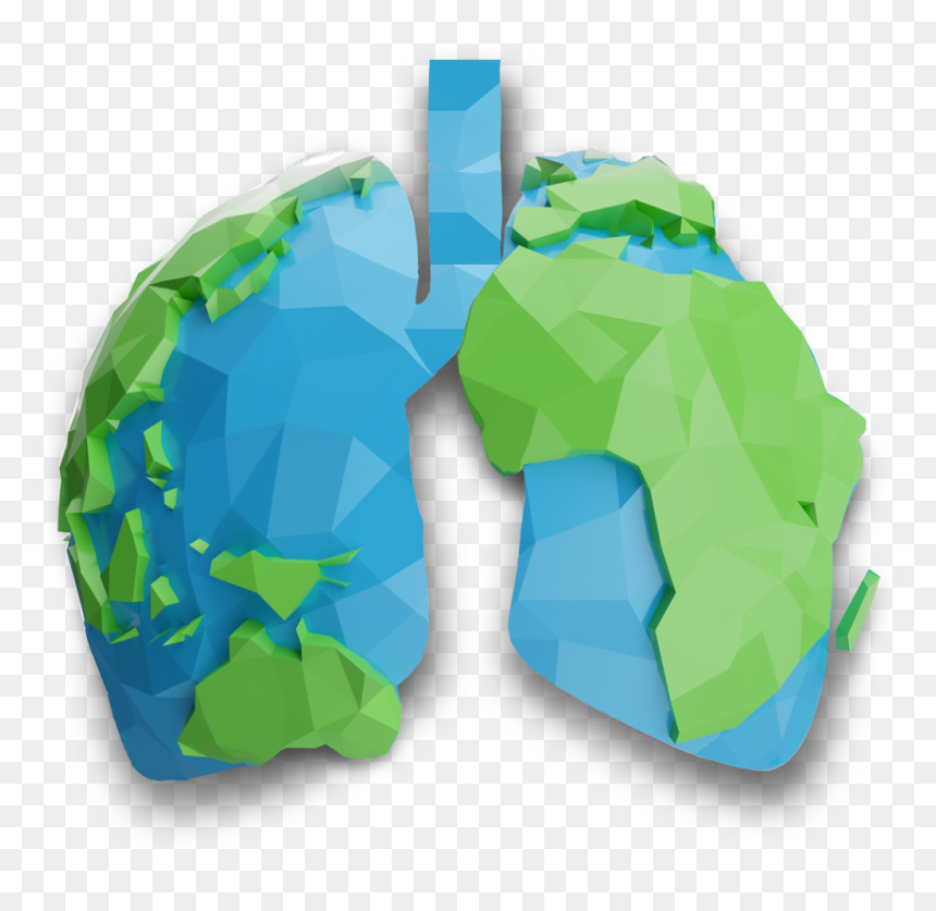 More Than 2 Million Patients Worldwide Have Lung Cancer - Map, HD Png Download - lung png