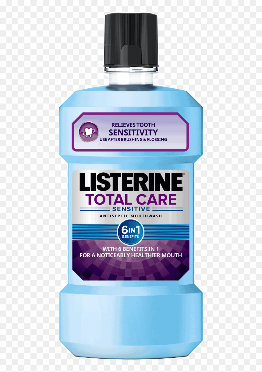 New Listerine Sensitive Clean - Listerine Cool Mint Zero, HD Png Download - brushing teeth png