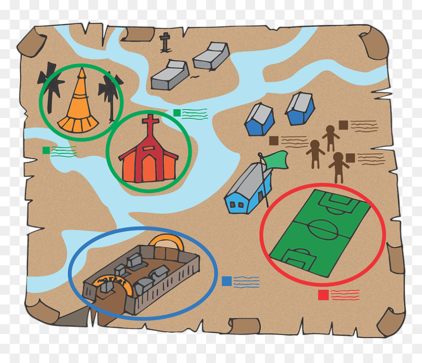 Map, Myanmar, Burma, Explore, Temple, Football Field - Illustration, HD Png Download - explore png