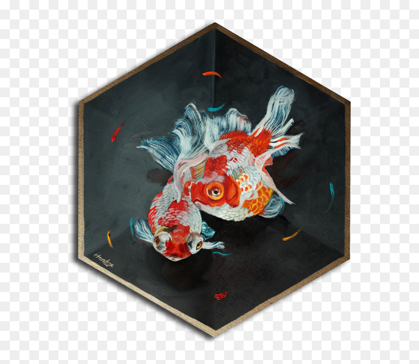 Twin Goldfish, HD Png Download - beta fish png