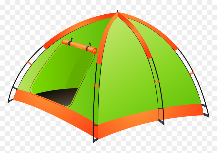 Tent Camping Clip Art - Tent Clipart, HD Png Download - camping tent png