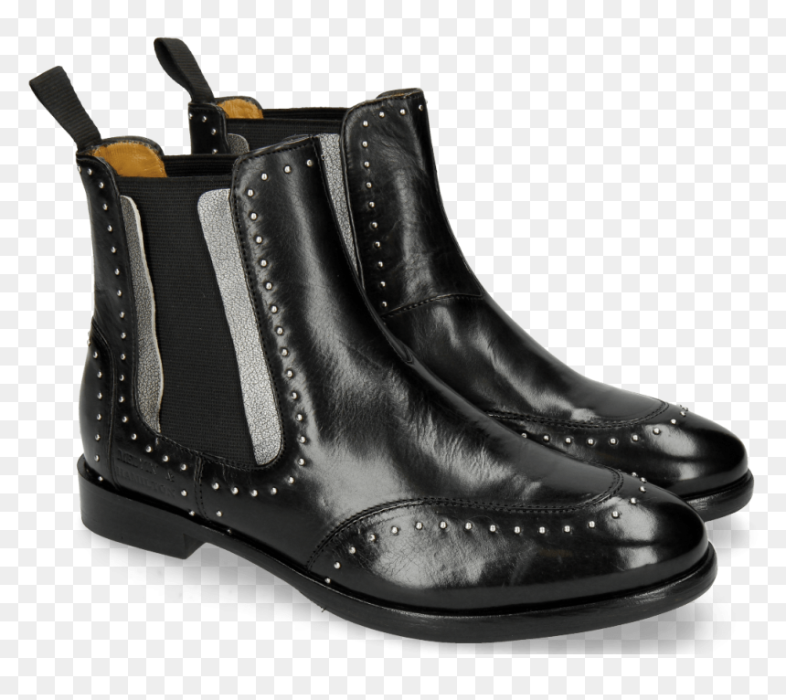 Ankle Boots Daisy 4 Black Rivets - Melvin & Hamilton, HD Png Download - rivets png