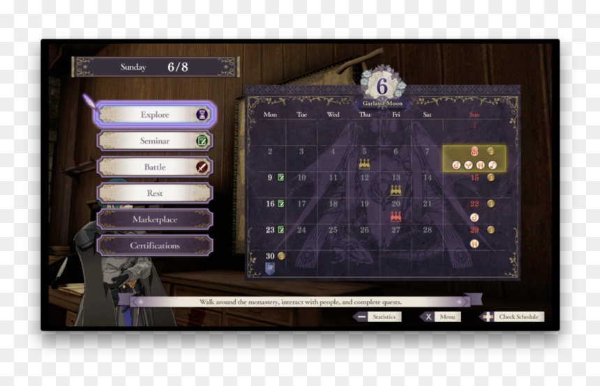 Screen Shot 2019 08 02 At - Fire Emblem Three Houses Months, HD Png Download - neblina png