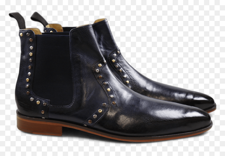 Ankle Boots Jordan 2 Milano Navy Mixed Rivets Elastic - Work Boots, HD Png Download - rivets png