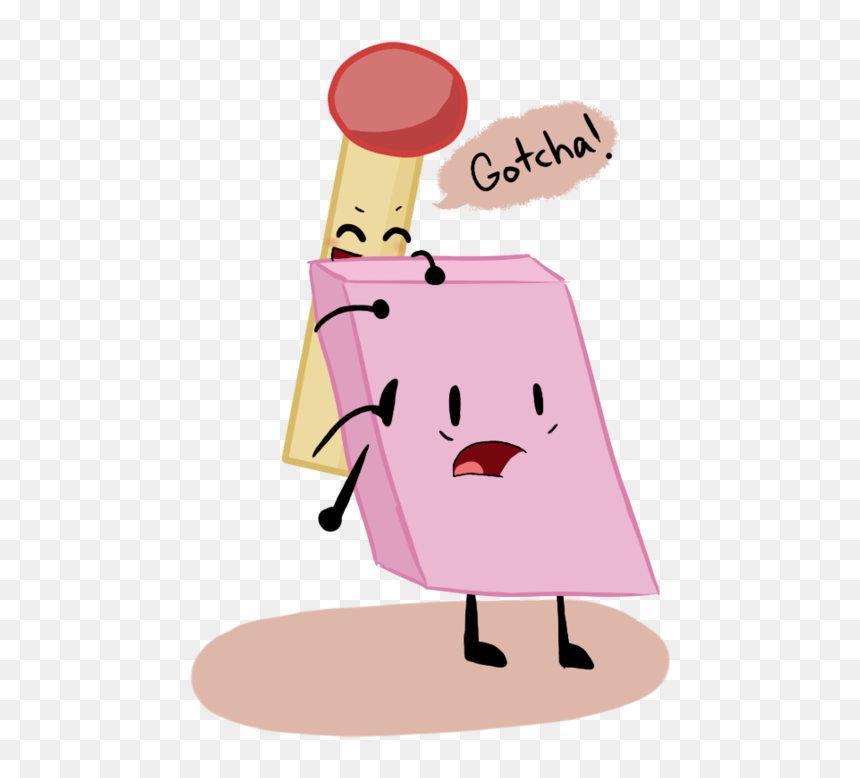 Eraser And Match <3 Clipart , Png Download, Transparent Png - pink eraser png