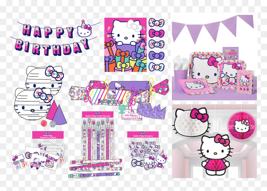 Hello Kitty, HD Png Download - kitty ears png
