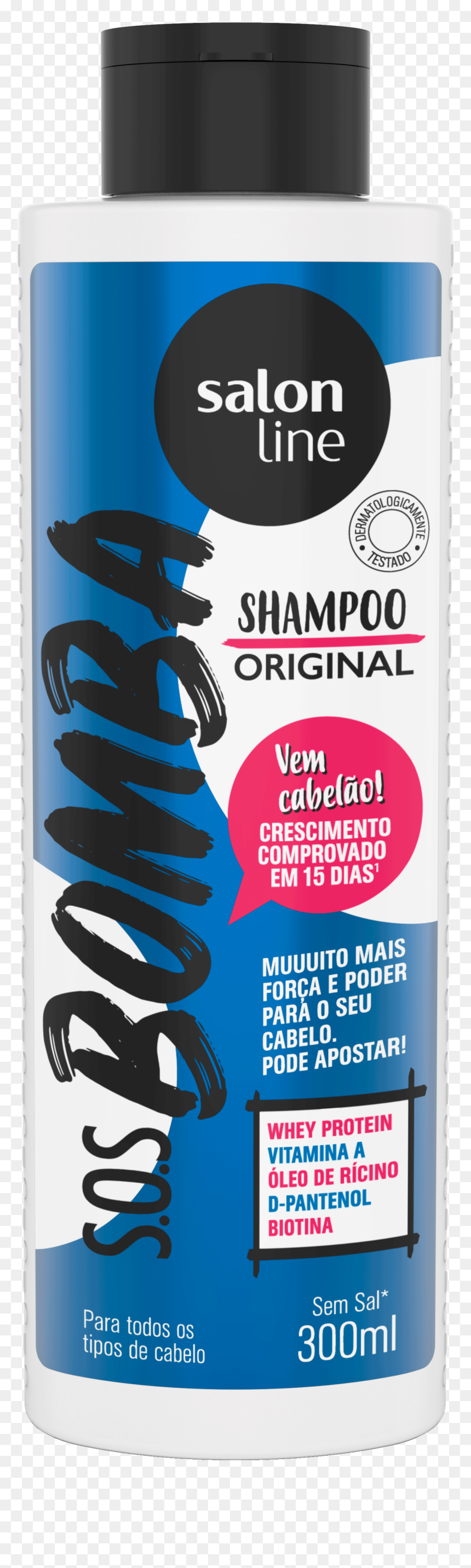 Salon Line Sos Explosao De Crescimento , Png Download - Shampoo E Condicionador Bomba Salon Line, Transparent Png - explosão png