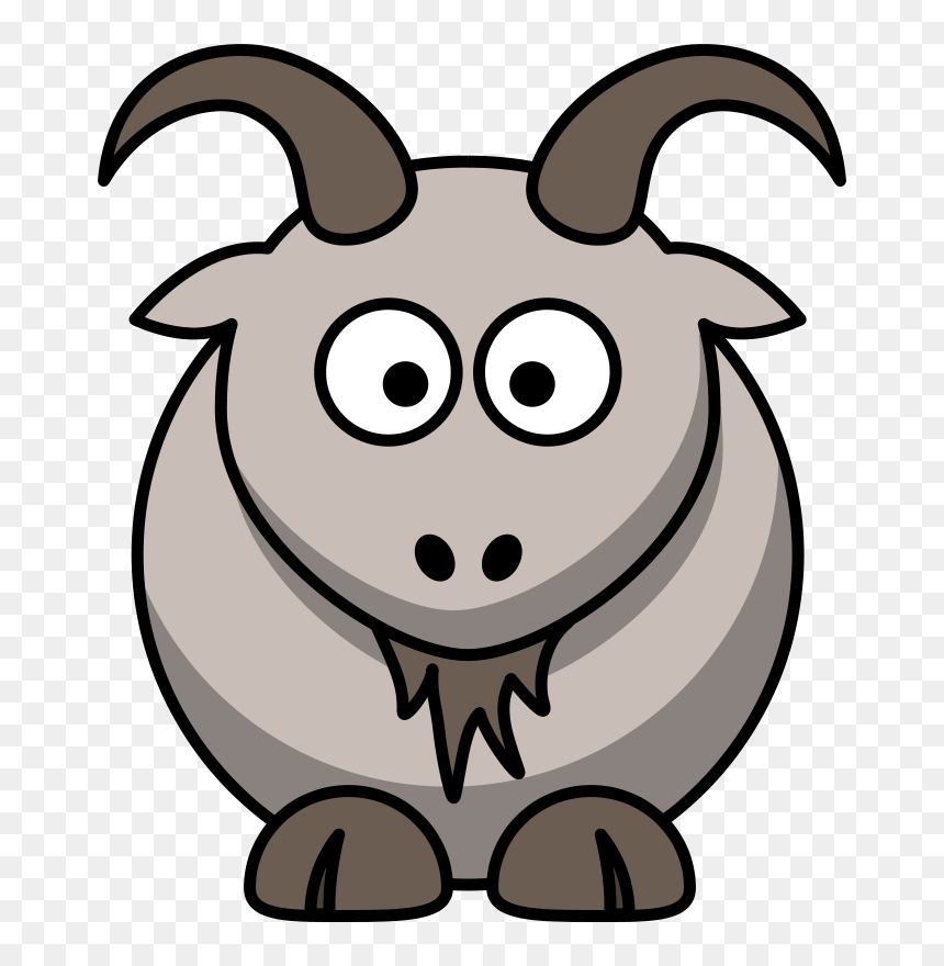 Thumb Image - Cartoon Goat Clipart, HD Png Download - farm animals clipart png