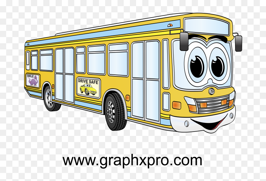 Vector Stock Pin By Scott Hayes - City Bus Cartoon, HD Png Download - city bus png