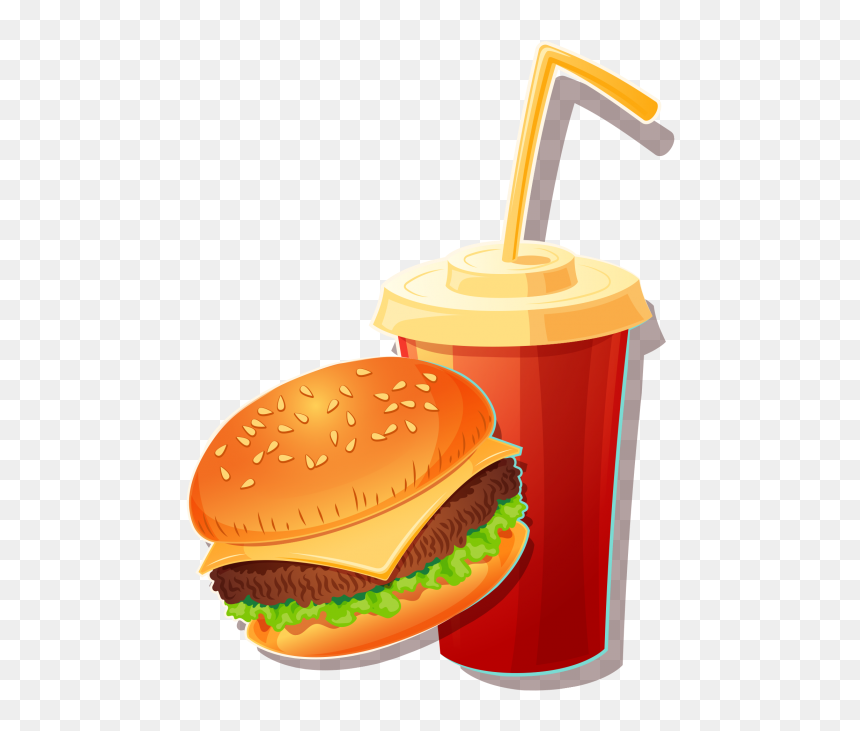 Burger & Coke Png Image Free Download Searchpng - French Fries, Transparent Png - food pngs