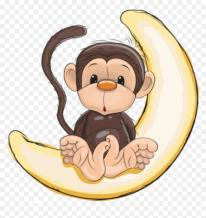 Gorilla Clipart Wild Animal - Monkey And Stars, HD Png Download - gorilla clipart png
