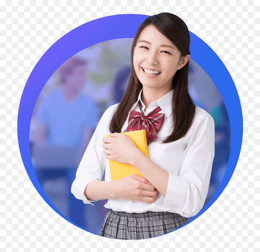 Studying Girl Png Hd, Transparent Png - korean girl png