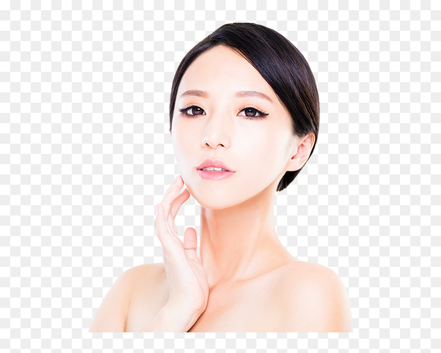 Lifts, Tightens - Beauty Korea Face Png, Transparent Png - korean girl png