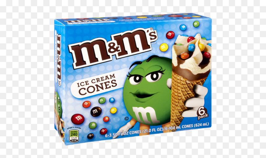 M&m Ice Cream Cone, HD Png Download - icecream cone png
