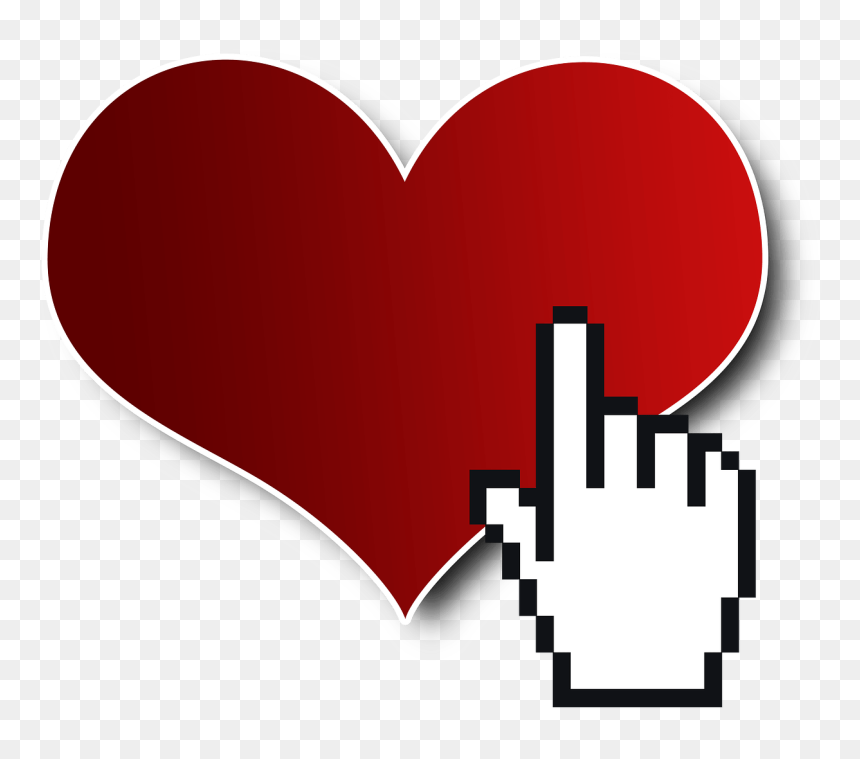 Online Dating Is Very Deceptive - Hand Cursor, HD Png Download - pointer cursor png