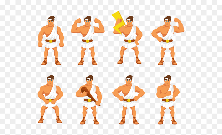 Cartoon, HD Png Download - muscular arm png
