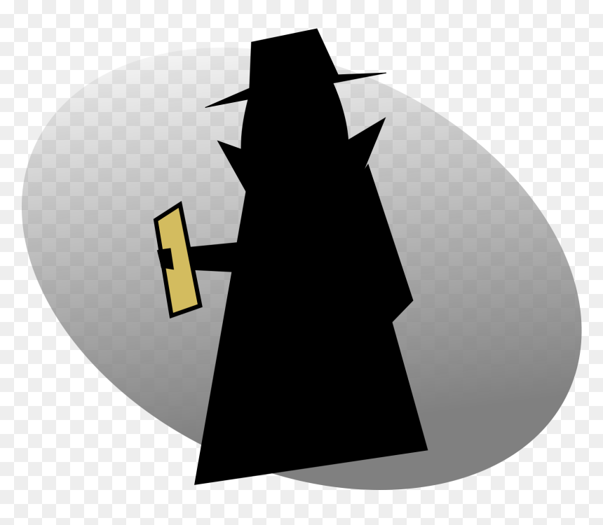 2000px-spy Silhouette Document - Spy Silhouette, HD Png Download - secret agent png