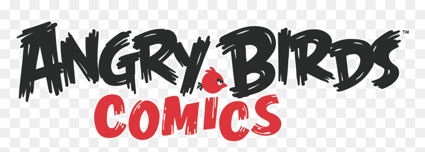 Angry Birds Comics Logo Logo Angry Birds Red - Logo Angry Birds Red, HD Png Download - angry birds logo png