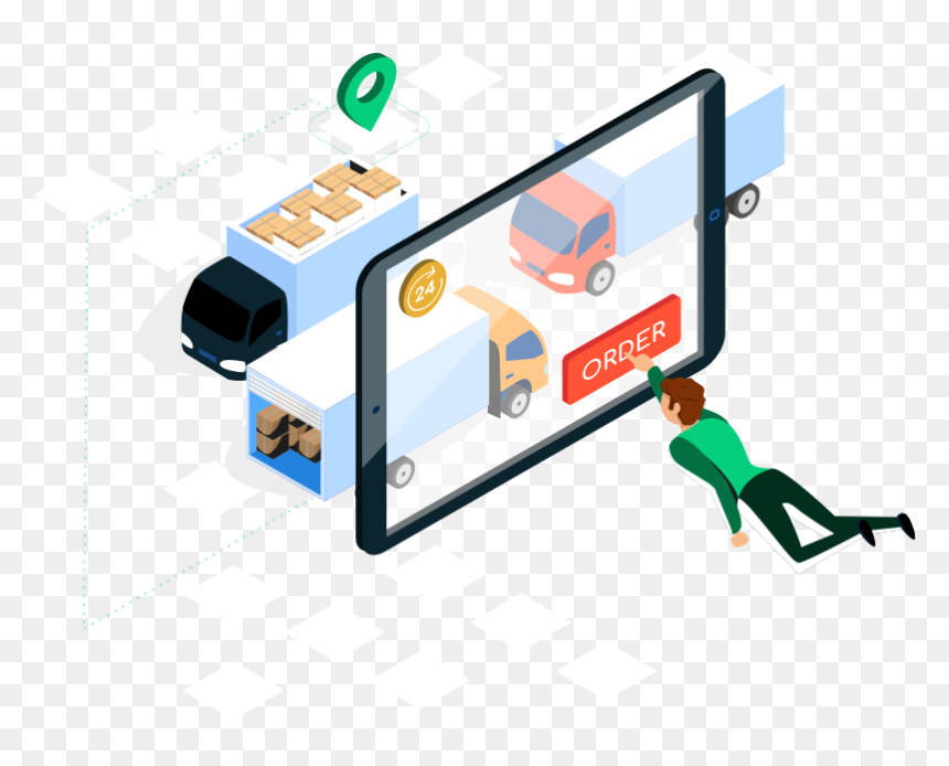 Graphic Design, HD Png Download - free shipping truck png