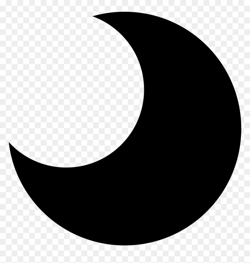 Biaoqing Moon - Crescent, HD Png Download - white moon png