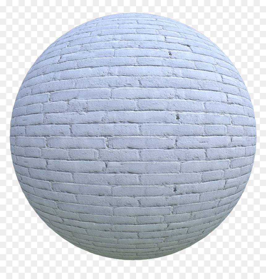 Brick Wall White Mat - Circle, HD Png Download - white wall png