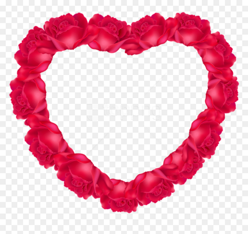 Free Png Heart Of Roses Png - Heart Of Roses Png, Transparent Png - roses png images