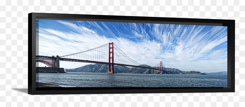 Suspension Bridge, HD Png Download - golden gate png