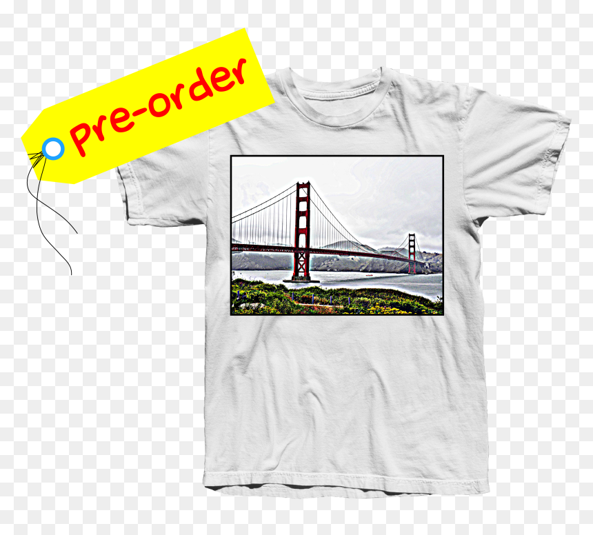 Image Of Golden Gate Bridge - Illustration, HD Png Download - golden gate png
