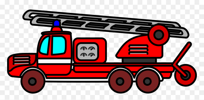 Motor Vehicle Fire Engine Fire Department Car - Car, HD Png Download - fire engine png