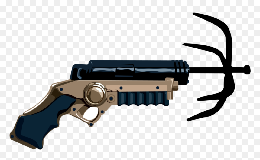Rime Clipart Firearm - Spy Grappling Hook Gun, HD Png Download - gun png image