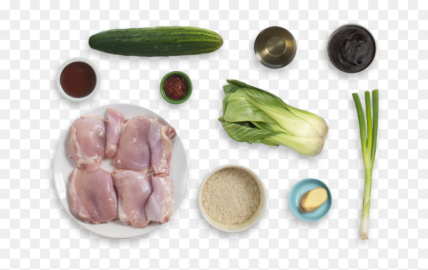 Spicy Hoisin Chicken Stir Fry With Baby Bok Choy & - Boneless Skinless Chicken Thighs, HD Png Download - bok choy png