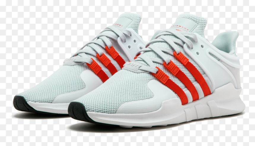 Adidas Eqt Support Adv Shoes - Shoe, HD Png Download - adidas white png
