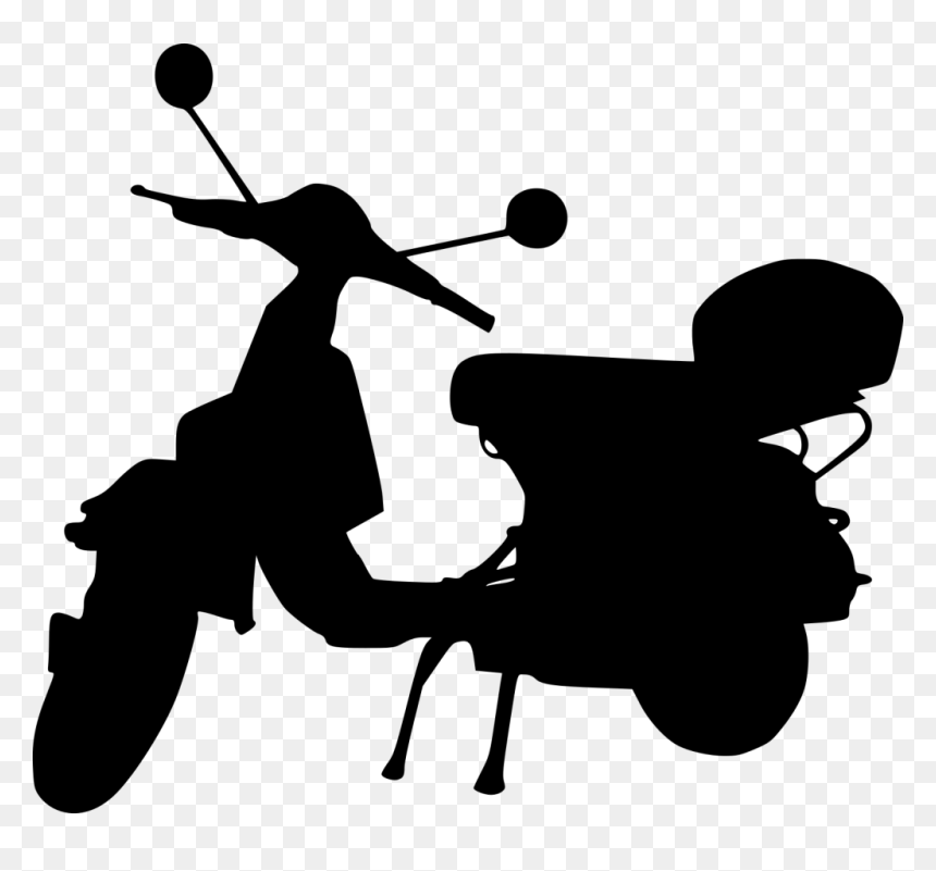 Png File Size - Illustration, Transparent Png - moped png