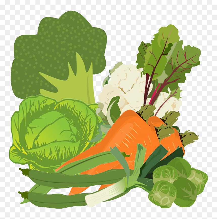 Mixed Vegetables Image - Broccoli, HD Png Download - vegetales png