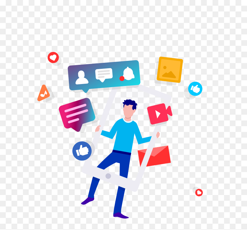 Cro View - Social Media Management, HD Png Download - social media png images