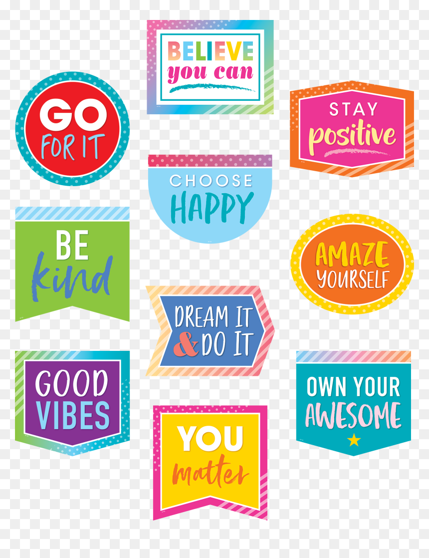 Positive Sayings, HD Png Download - accents png