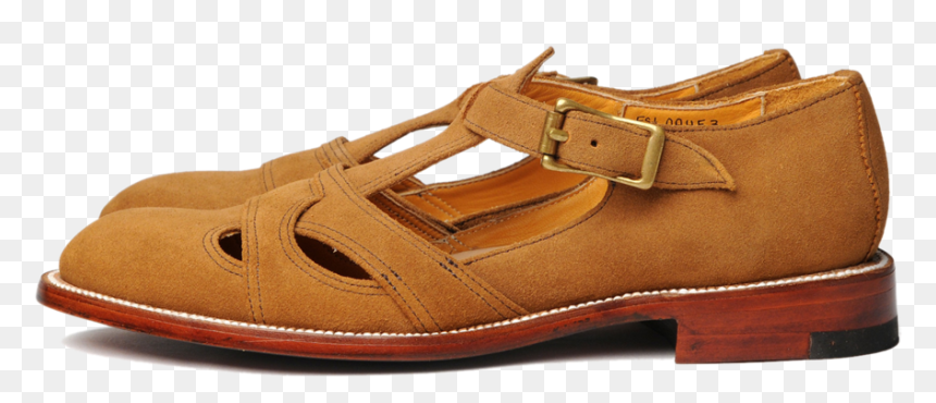 Aahf3 Summer Leather Sandal Peanut Suede - Suede, HD Png Download - sandal png