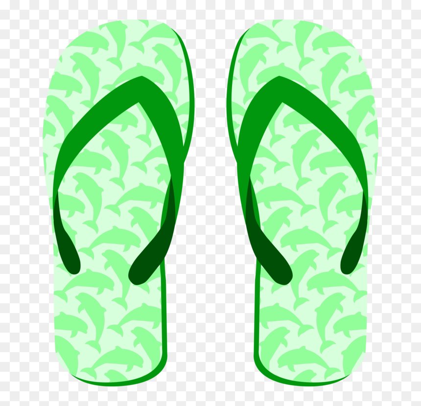Slipper Flip-flops Sandal Footwear Shoe - Pink Flip Flops Clip Art, HD Png Download - sandal png